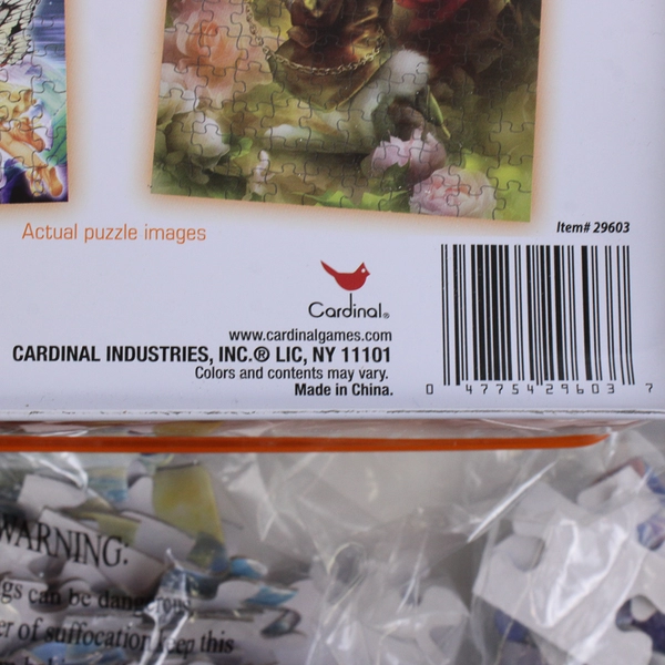 Children's Animal Puzzle Set of 6 in Collectors Picture Tin by Cardinal, #29603