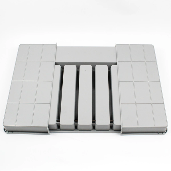Unbranded Solid Gray Expandable Silverware/Utensil Drawer Organizer Tray