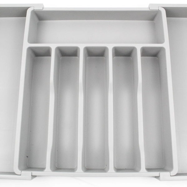 Unbranded Solid Gray Expandable Silverware/Utensil Drawer Organizer Tray