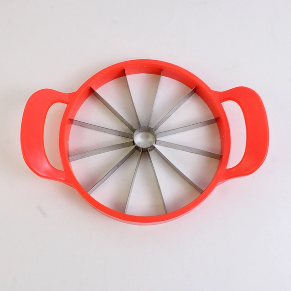 Unbranded Extra Large Watermelon Slicer Stainless Steel Cutter Orange Plastic
