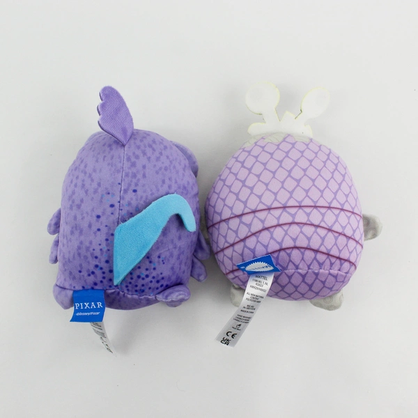 2 Disney Pixar Cuutopia Boo Plush Monsters Inc Plush Toys Mattel