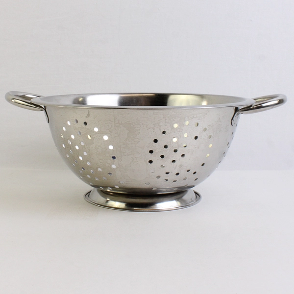 Gold Coast Stainless Steel Basic Simple Colander With Handles 4.5" Tall