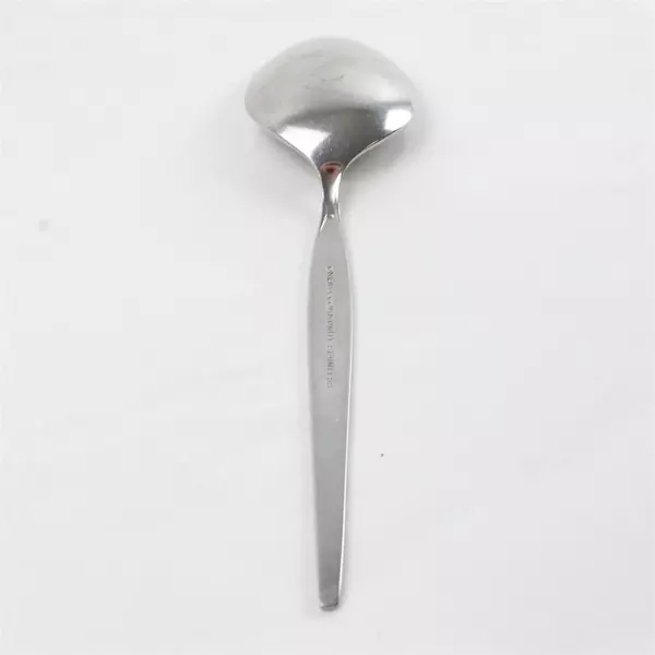 Set of 3 Oneida Satinique Stainless Sugar Spoons 6 in