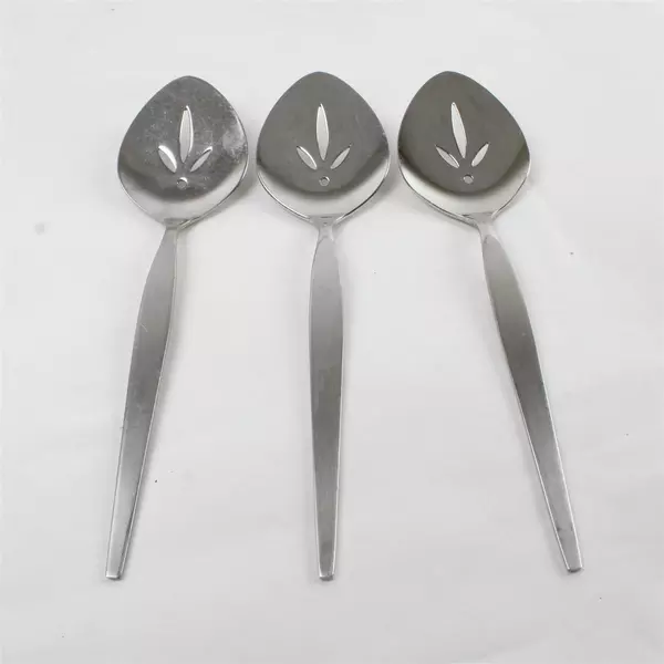 Set of 3 Oneida Satinique Stainless Steel Jelly Servers