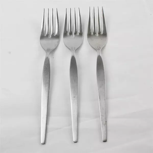 Oneida Satinique Stainless Youth Forks Set of 3 - 5.75in Used