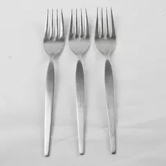 Oneida Satinique Stainless Youth Forks Set of 3 - 5.75in Used