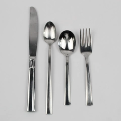 Lot Of 4 Oneida Silver Forever (Stainless) Flatware 1 Knife 1 Fork & 2 Spoons