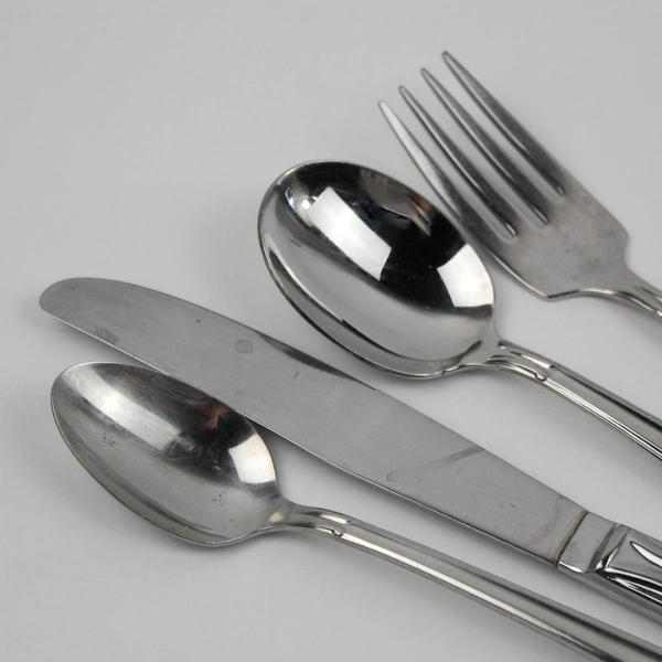 Lot Of 4 Oneida Silver Forever (Stainless) Flatware 1 Knife 1 Fork & 2 Spoons