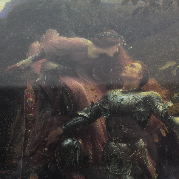 Framed Print La Belle Dame Sans Merci, Frank Dicksee 12" x 15"