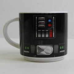 Lucasfilms Darth Vader Printed Black/White Ceramic Coffee Mug 3.25" Tall