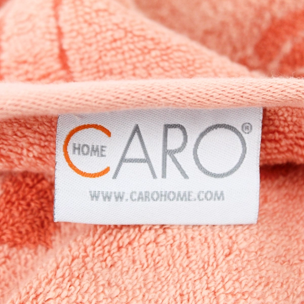 Lot Of 2 Caro Home Matching Orange Pumpkin Pattern Hand Towels 17" x 27"