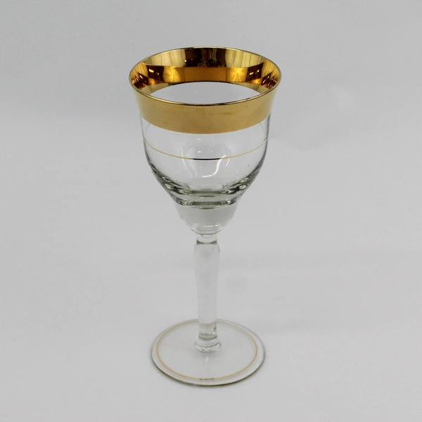1996 Golden by Avitra 7 7/8" Crystal Water Goblet