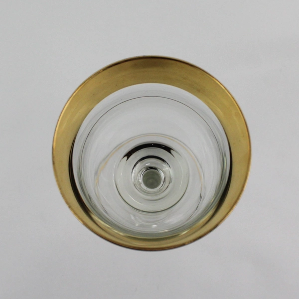 1996 Golden by Avitra 7 7/8" Crystal Water Goblet