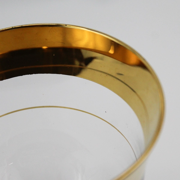 1996 Golden by Avitra 7 7/8" Crystal Water Goblet