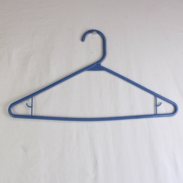 Mixed Lot of 10 Blue Plastic Clothes Hangers Home Organization