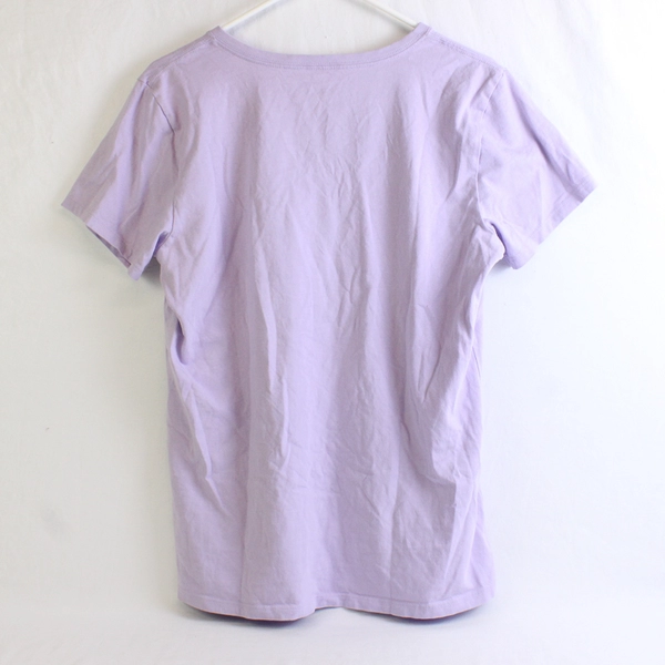 Life is Good Women's L Purple with Lighthouse Decal Short Sleeve T-Shirt