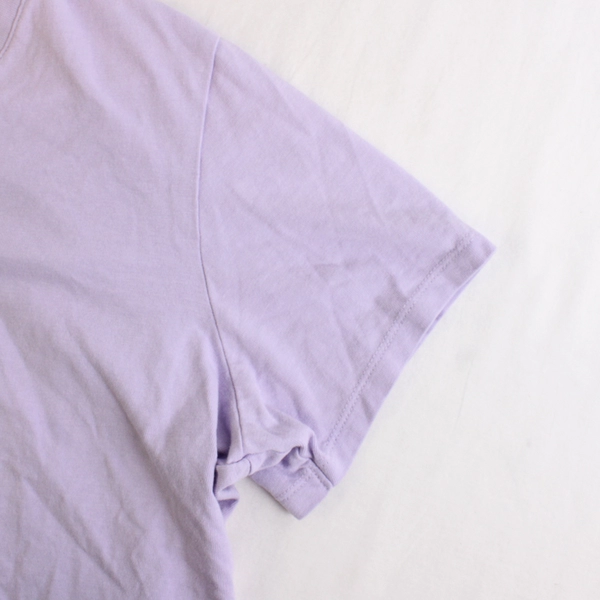 Life is Good Women's L Purple with Lighthouse Decal Short Sleeve T-Shirt