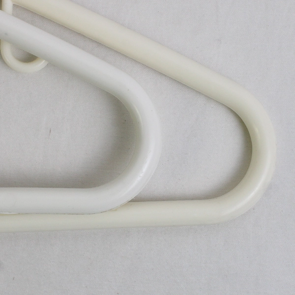 Lot of 10 White Plastic Clothes Hangers Home Organization Storage
