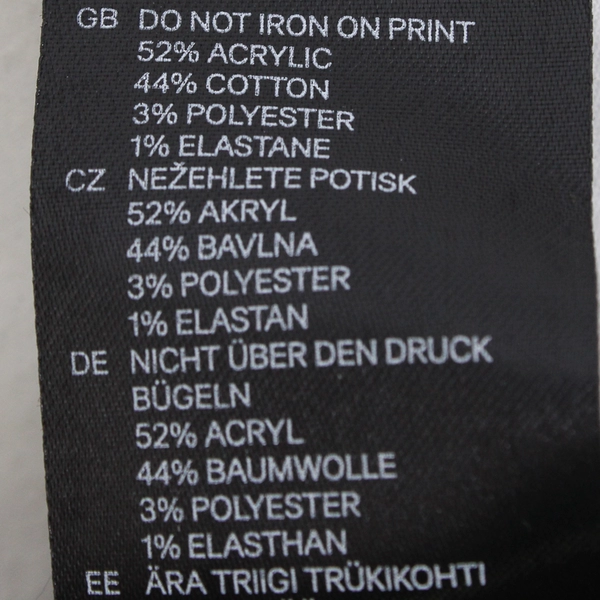 H&M Women’s OS Gray and Black Knit Beanie with Pom Pom