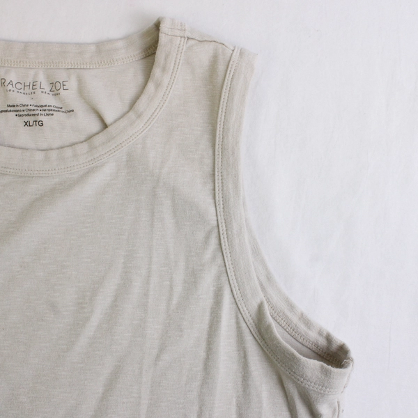 Rachel Zoe Off-White Tank Top Women's Size XL