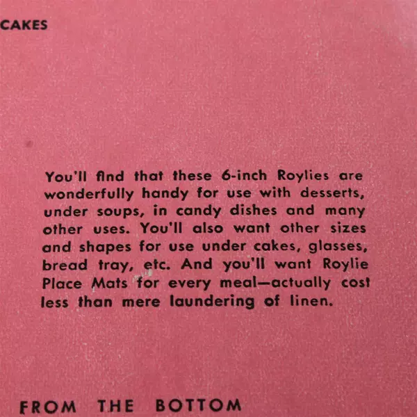 Pack of 90 Roylies Lace Paper Doylies 6" Round Royal Lace Paper Works Vintage