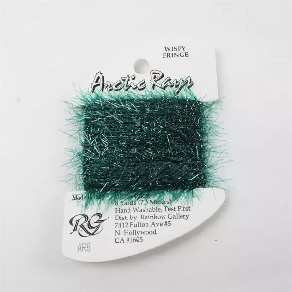 Lot of 2  Rainbow Gallery Arctic Rays Wispy Fringe Fiber Thread, New 