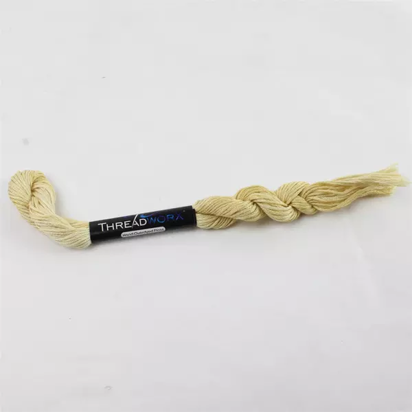 Lot of 2 Cotton Braids Evergreen 36 Yards and Cream 20 Yards New