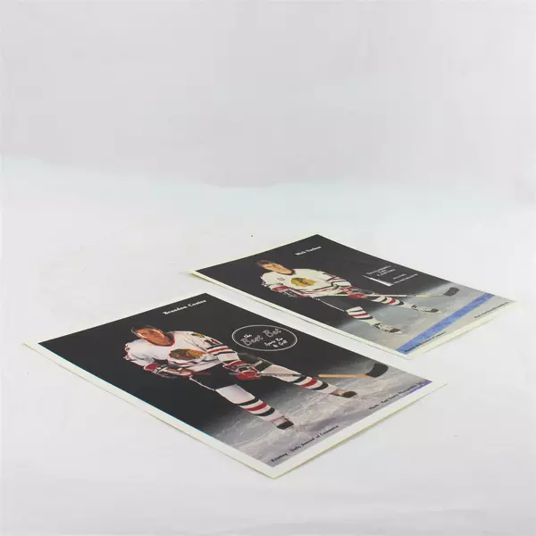 Lot of 2 Portland Winterhawks 8x10 Photos Brandon Coates Nick Vachon