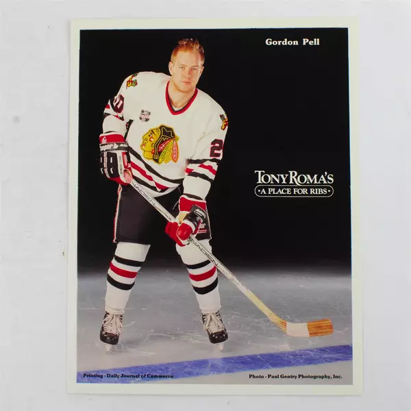 Lot of 2 Portland Winterhawks 8x10 Photos Colin Foley & Gordon Pell