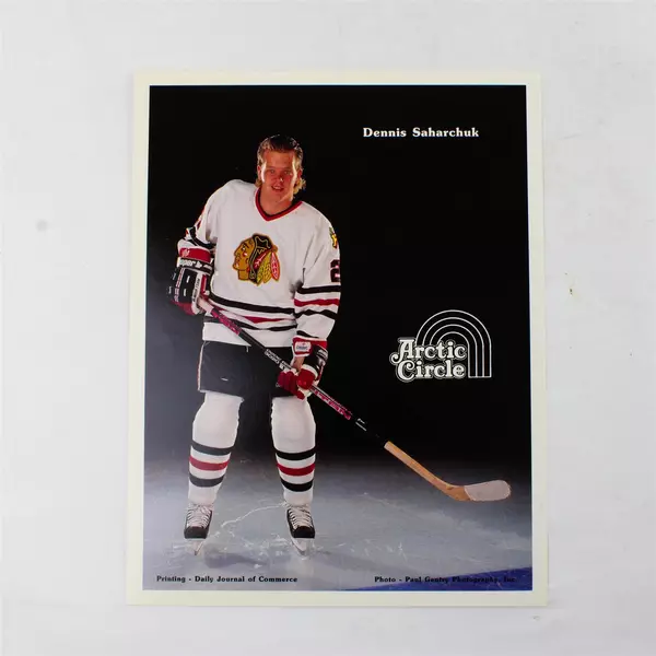 Lot of 2 Portland Winterhawks 8x10 Photos Dennis Saharchuk Chad Seibel