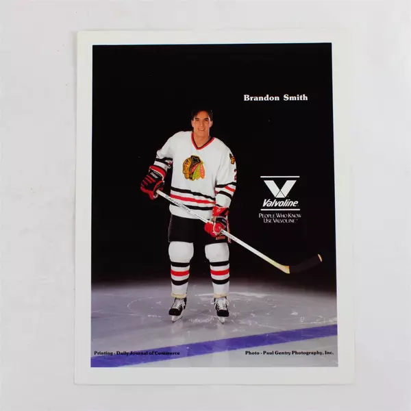 Lot of 2 Portland Winterhawks 8x10 Photos Joaquin Gage & Brandon Smith