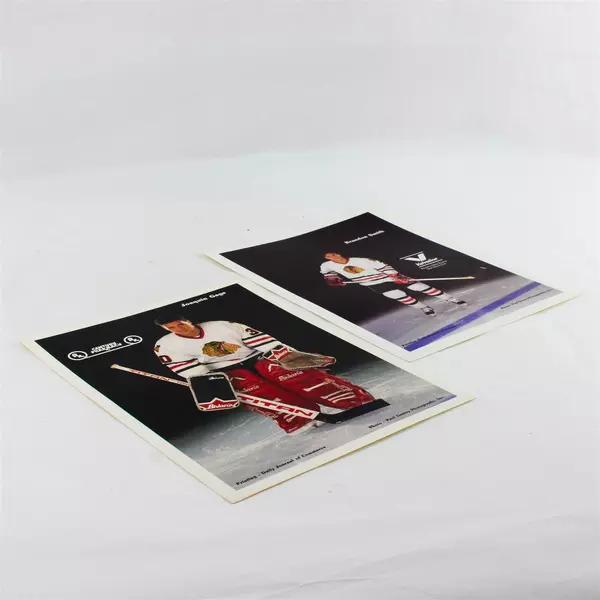Lot of 2 Portland Winterhawks 8x10 Photos Joaquin Gage & Brandon Smith