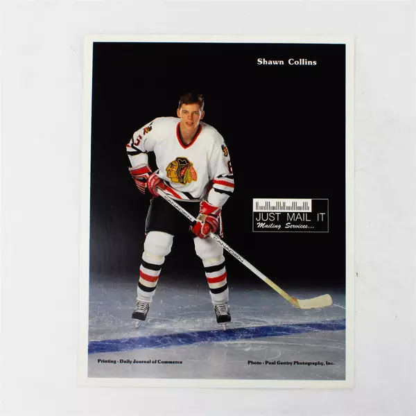 Lot of 2 Portland Winterhawks 8x10 Photos Shawn Collins Lonny Bohonos