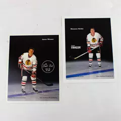 Lot of 2 Portland Winterhawks 8x10 Photos Jason Wiemer Shannon Briske