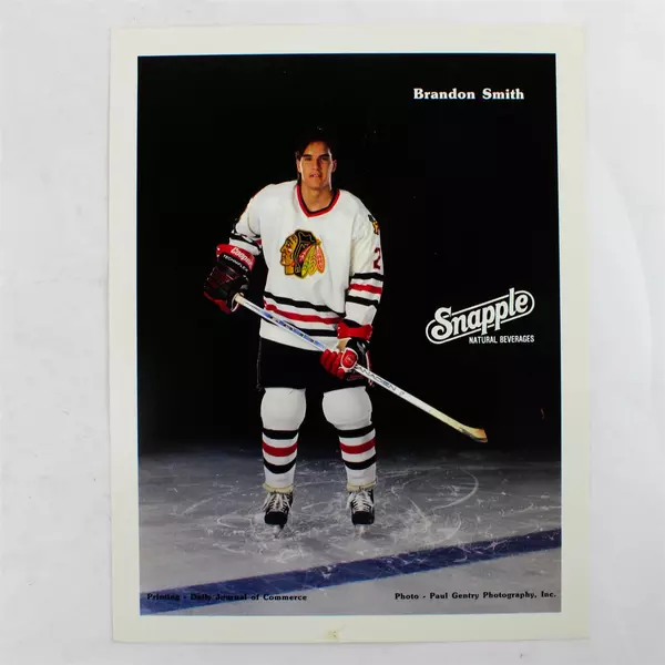 Lot of 2 Portland Winterhawks 8x10 Photos Brad Symes Brandon Smith Collectible
