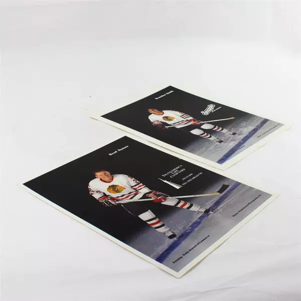 Lot of 2 Portland Winterhawks 8x10 Photos Brad Symes Brandon Smith Collectible