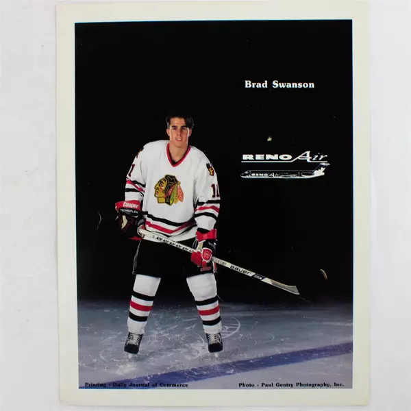 Lot of 2 Portland Winterhawks 8x10 Photos Nolan Pratt Brad Swanson