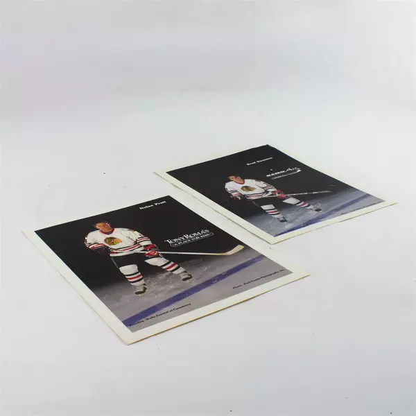 Lot of 2 Portland Winterhawks 8x10 Photos Nolan Pratt Brad Swanson