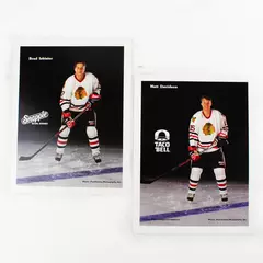 Lot of 2 Portland Winterhawks 8x10 Photos Matt Davidson Brad Isbister
