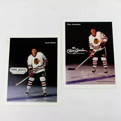 Lot of 2 Portland Winterhawks 8x10 Photos Scott Nichol Dave Scatchard
