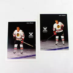 Lot of 2 Portland Winterhawks 8x10 Photos Jason Wiemer Jason McBain
