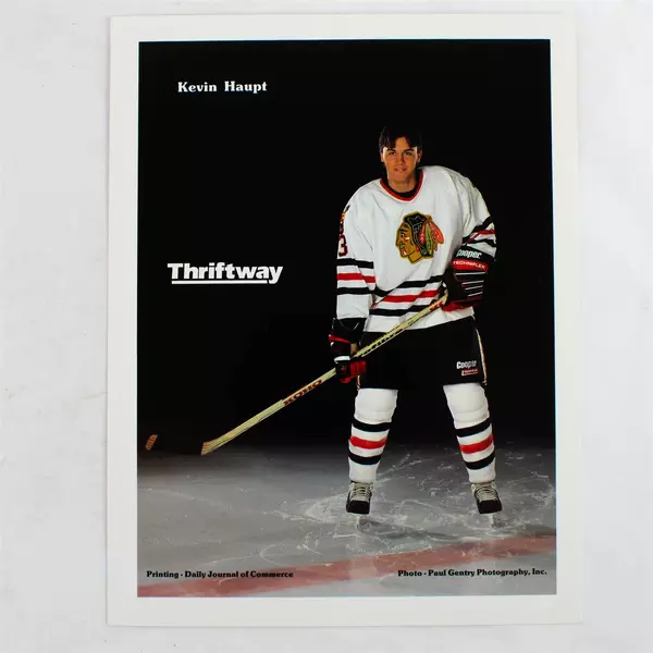Lot of 2 Portland Winterhawks 8x10 Photos Kevin Haupt Nolan Pratt