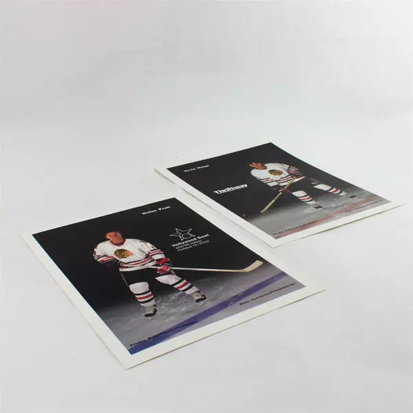 Lot of 2 Portland Winterhawks 8x10 Photos Kevin Haupt Nolan Pratt
