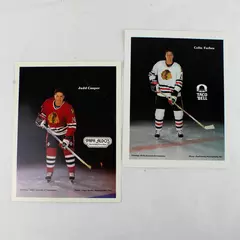 Lot of 2 Portland Winterhawks 8x10 Photos Judd Casper & Colin Forbes