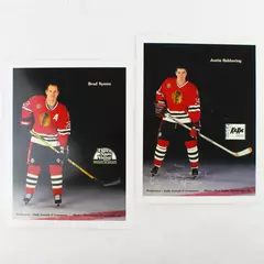 Lot of 2 Portland Winterhawks 8x10 Photos Brad Symes Justin Bekkering