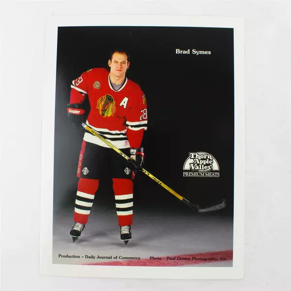 Lot of 2 Portland Winterhawks 8x10 Photos Brad Symes Justin Bekkering