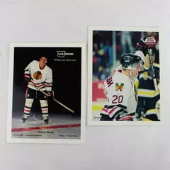Lot of 2 Portland Winterhawks 8x10 Photos Ondrej Vesely Marty Standish
