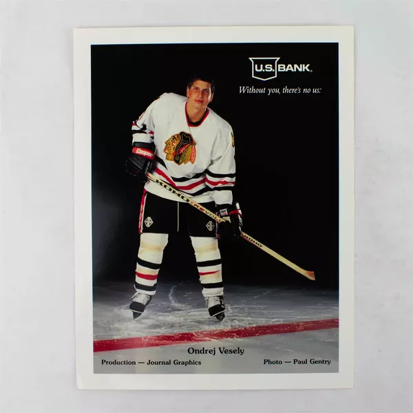 Lot of 2 Portland Winterhawks 8x10 Photos Ondrej Vesely Marty Standish