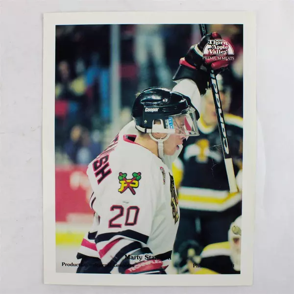 Lot of 2 Portland Winterhawks 8x10 Photos Ondrej Vesely Marty Standish