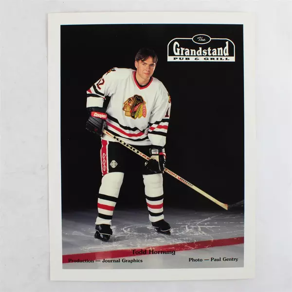 Lot of 2 Portland Winterhawks 8x10 Photos Matt Davidson Todd Hornung